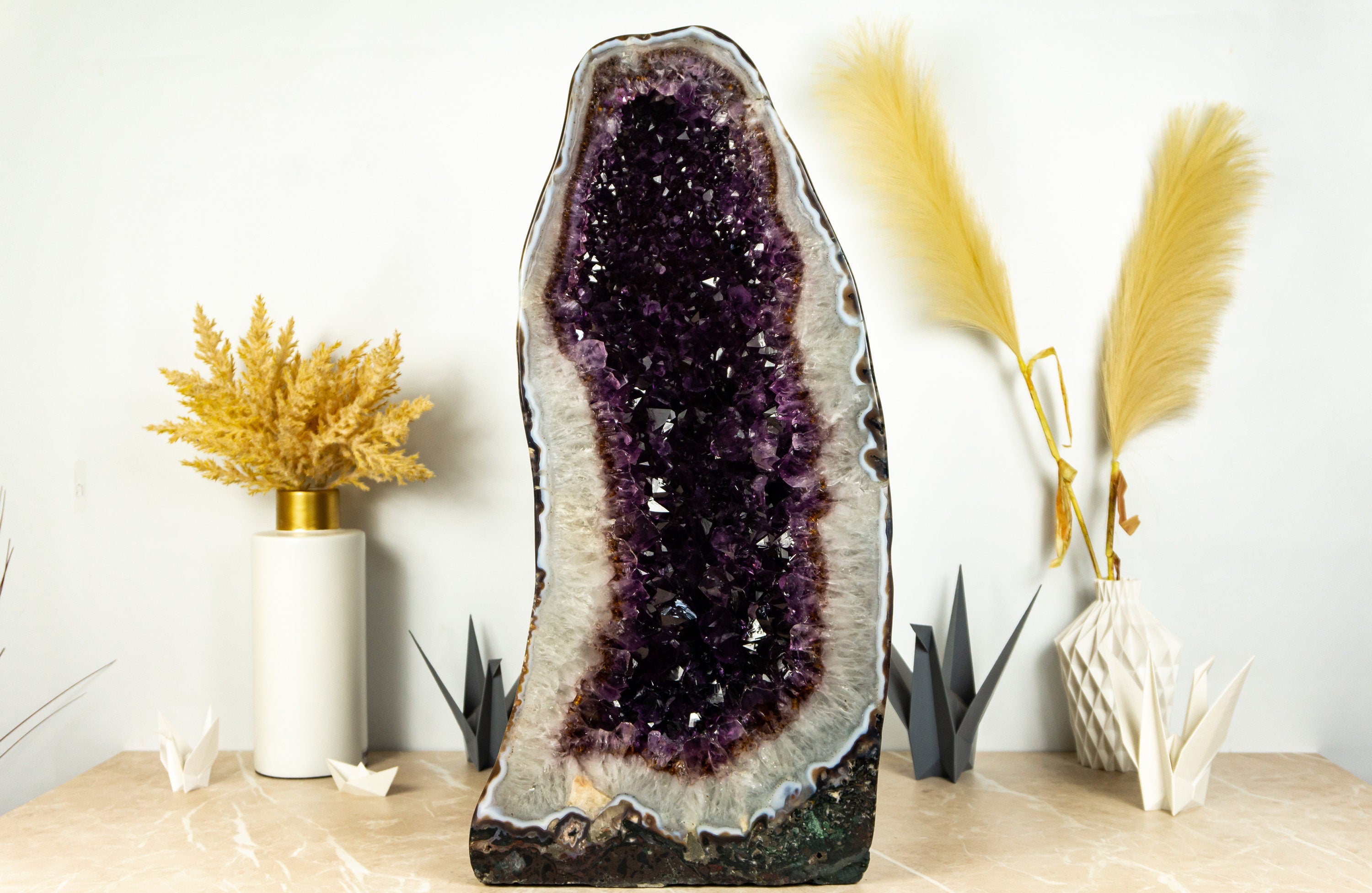 X-large Amethyst Cathedral, Amethyst Geode, Raw Amethyst, Amethyst