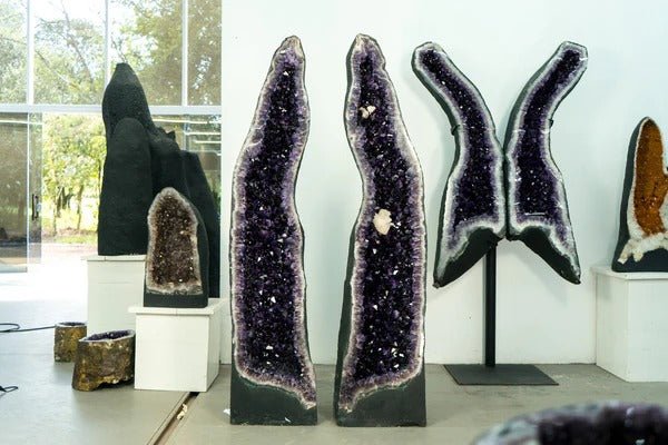 Buy High-Quality Amethyst Cathedrals Online for Natural Beauty - E2D Crystals & Minerals