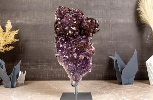 Decorate your home with the beauty of pink and purple amethysts - E2D Crystals & Minerals