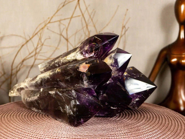 Purchase High Quality Amethyst Dragon Tooth Crystals For Your Home - E2D Crystals & Minerals