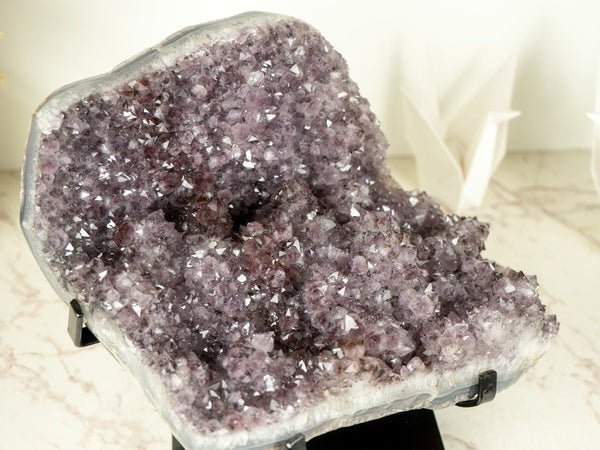 Add a Stunning Goethite Amethyst Gemstone to Your Home Decor - E2D Crystals & Minerals