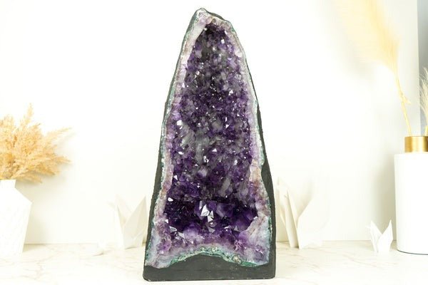 Improve Your Living Environment with a Purple Amethyst Crystal Geode - E2D Crystals & Minerals