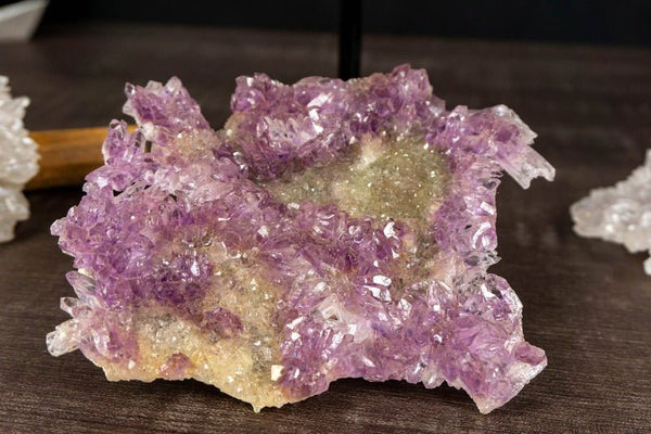 Maximise Your Home Decor with Lavender Amethyst Flower Plates - E2D Crystals & Minerals