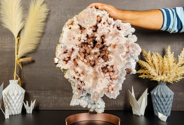 Start Improving Your Home Decor with Our Beautiful Collection of Agate Amethyst Geodes - E2D Crystals & Minerals