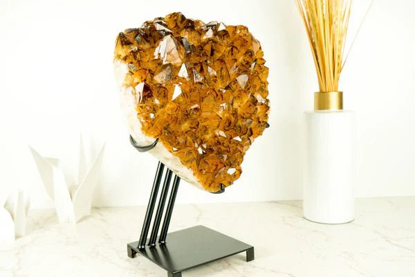 Buy Citrine Clusters Online for a Home and Office Decor - E2D Crystals & Minerals