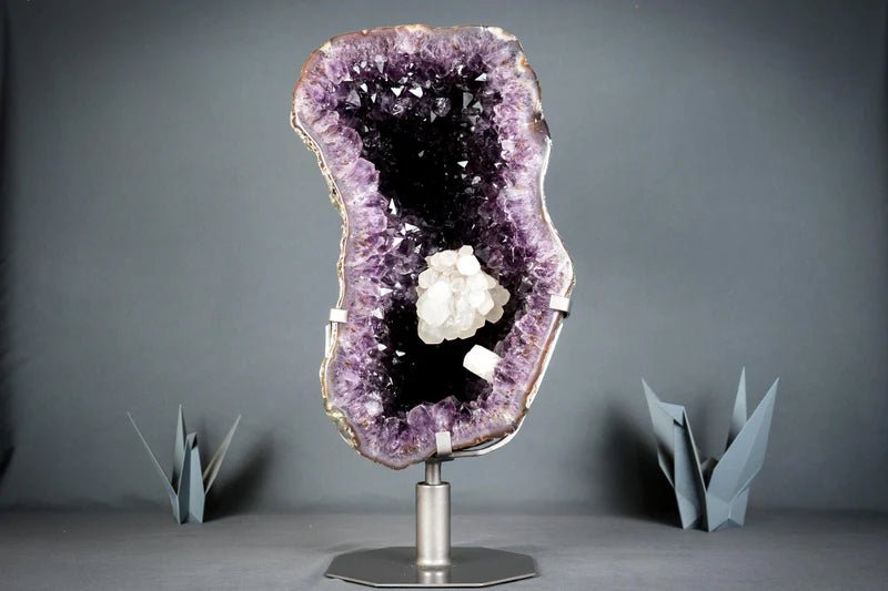 Decorate Your Home Space with a Purple Amethyst Crystal Amethyst Geode - E2D Crystals & Minerals