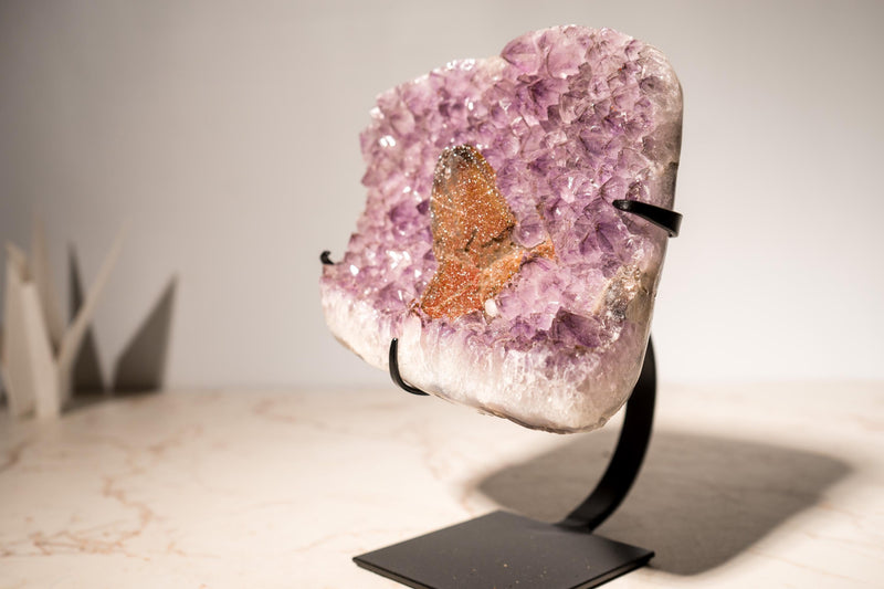 Shop High-Quality Goethite Amethyst Crystals for Your Home and Collection - E2D Crystals & Minerals