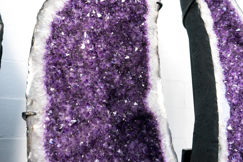 Monumental 8 Ft Giant Amethyst Cathedrals – XX - Large Geodes formed in Archway, Luxury Home Decor - E2D Crystals & Minerals