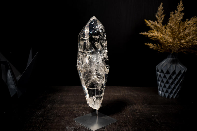 Echter Lemurian-Quarz in optischer Qualität aus Diamantina, Brasilien