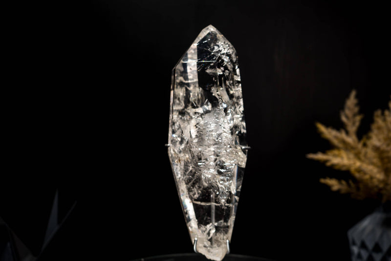 Echter Lemurian-Quarz in optischer Qualität aus Diamantina, Brasilien