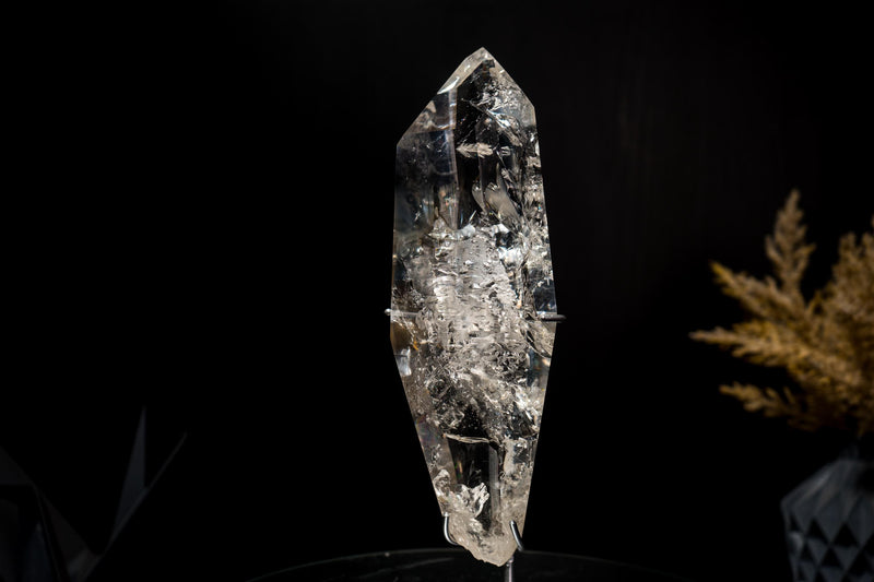 Echter Lemurian-Quarz in optischer Qualität aus Diamantina, Brasilien