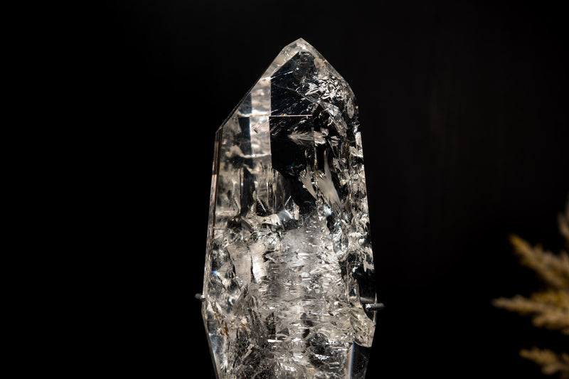 Echter Lemurian-Quarz in optischer Qualität aus Diamantina, Brasilien