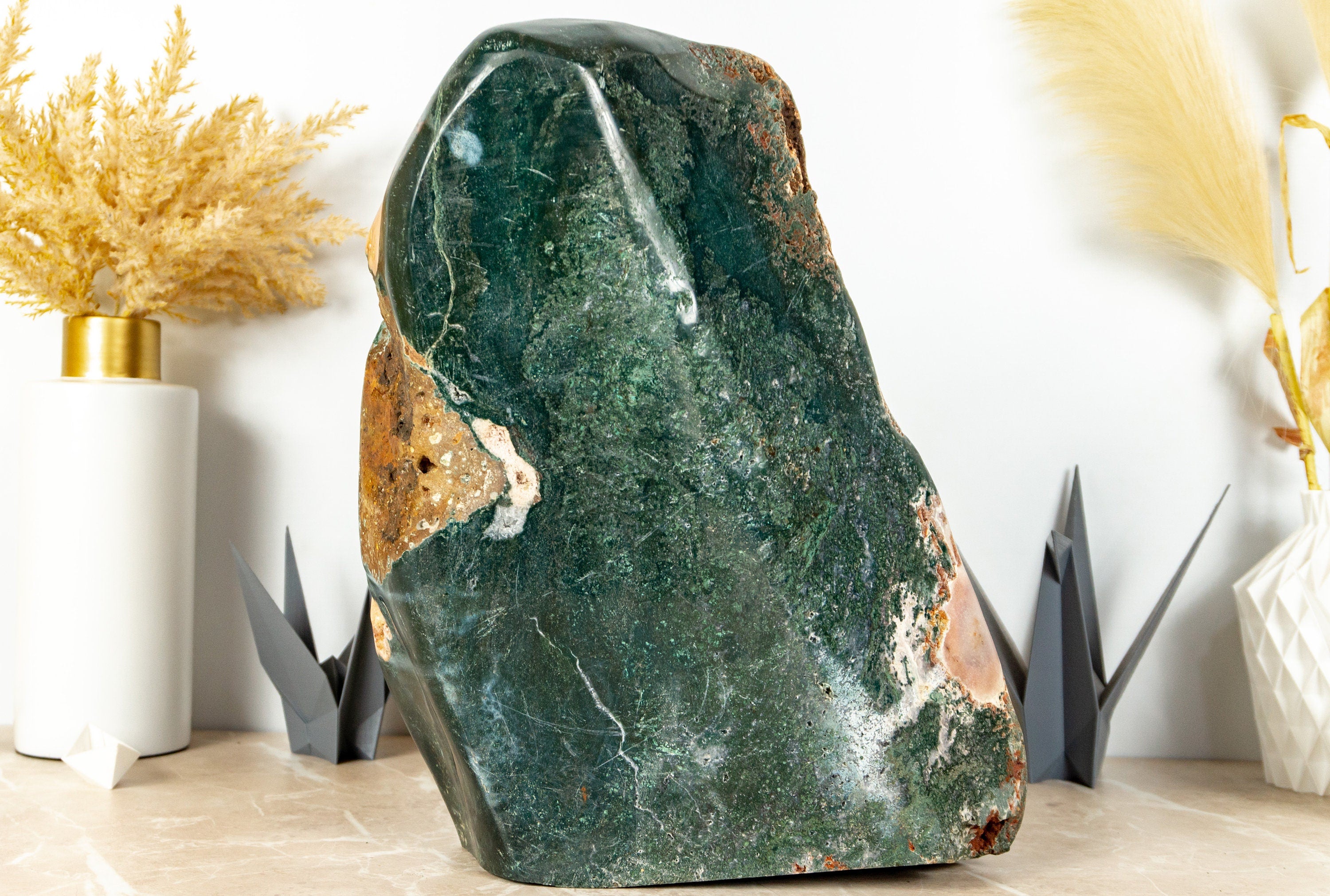 Green and peach hotsell geode