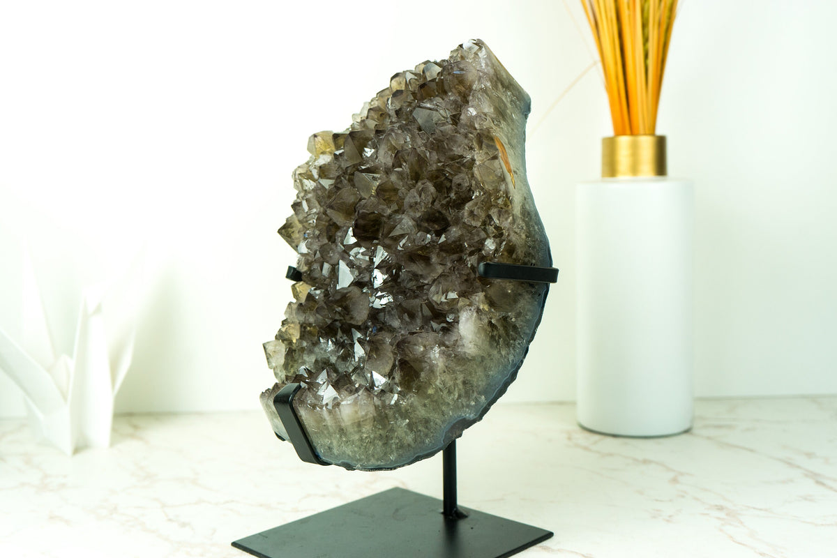 Good Green Amethyst • Phantom Prasiolite Crystal Tower